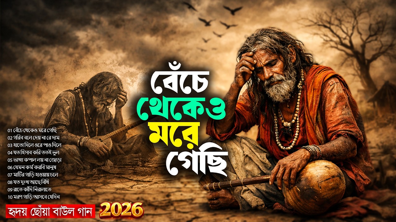 বেঁচে থেকেও মরে গেছি | কষ্টের বাউল গান ২০২৬ | Heart Touching Bangla Baul Song