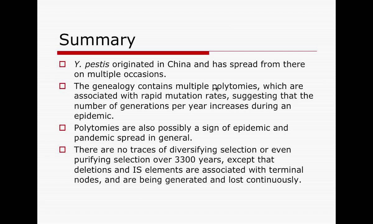 Population genetics of genetically monomorphic bacterial pathogens by Mark Achtman