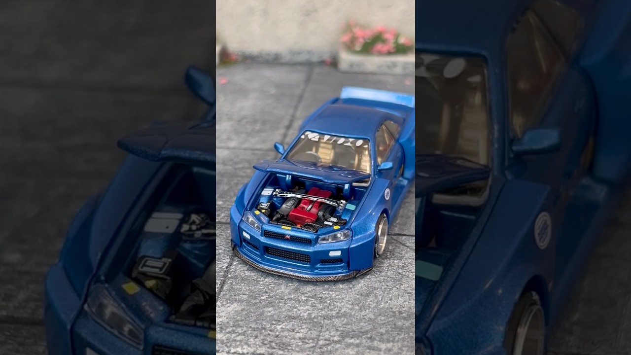 Kaido House x Mini GT - Nissan Skyline GT-R (R34) Kaido Works Shinjuku V2 