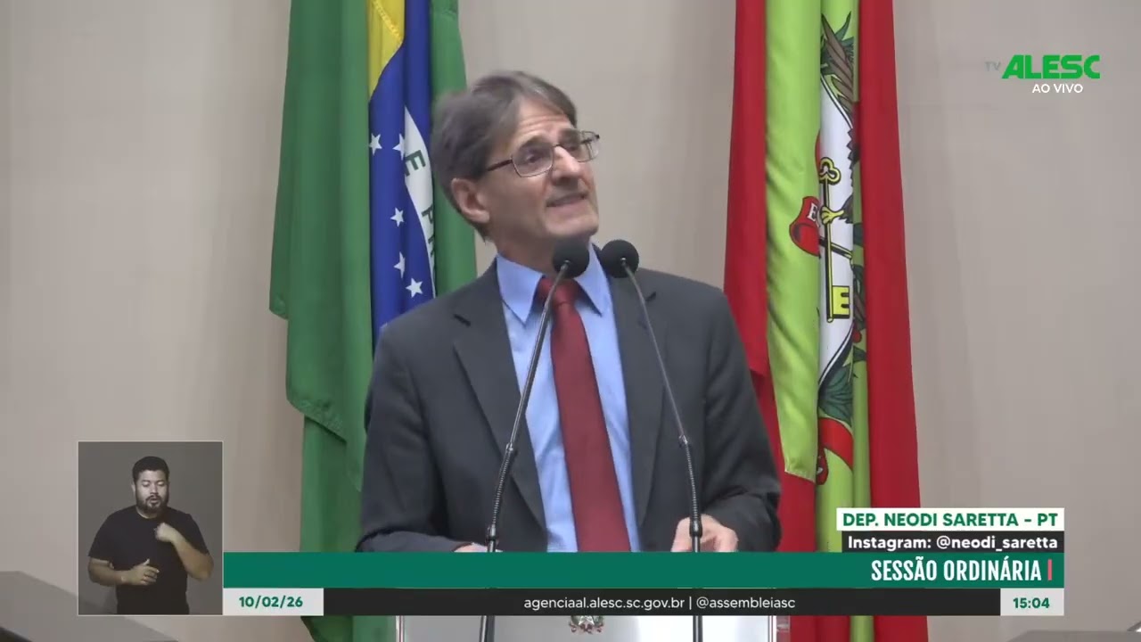 Sessão Ordinária - 10.02.26 Deputado  Neodi Saretta