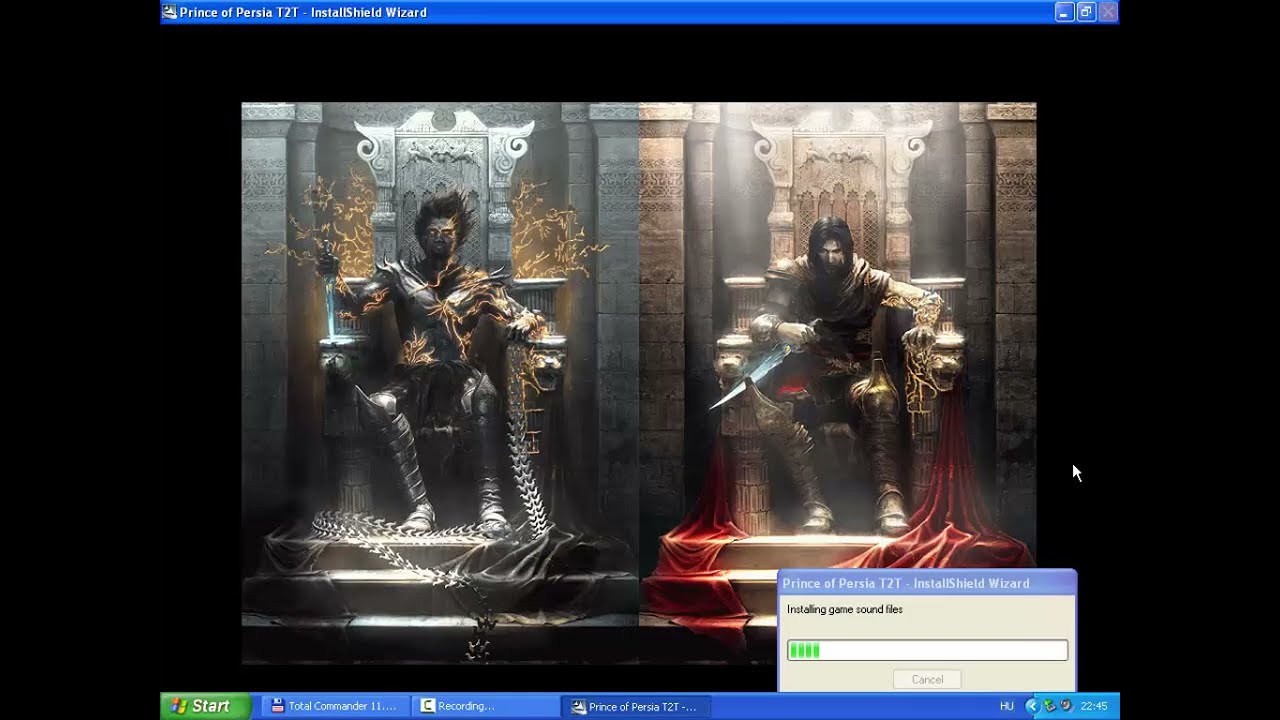 Prince of Persia T2T Installation Windows XP