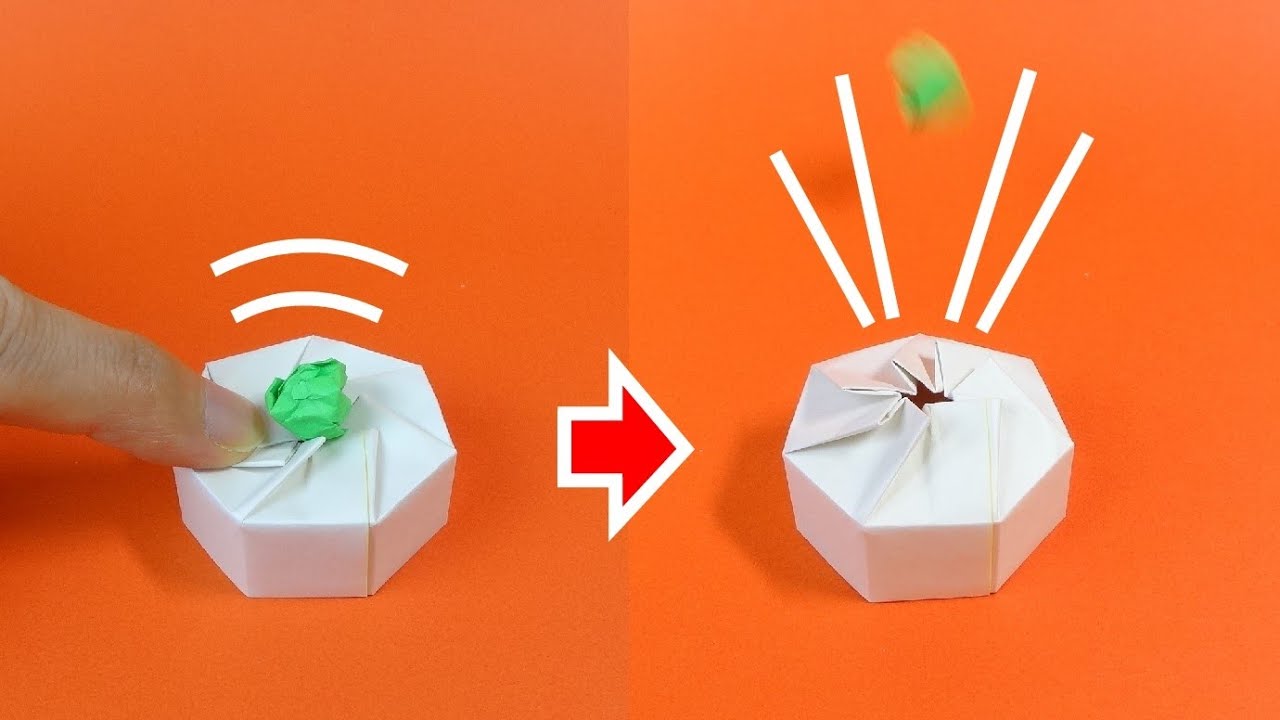 折り紙おもちゃ「わがままシュウマイ」Origami Toy 