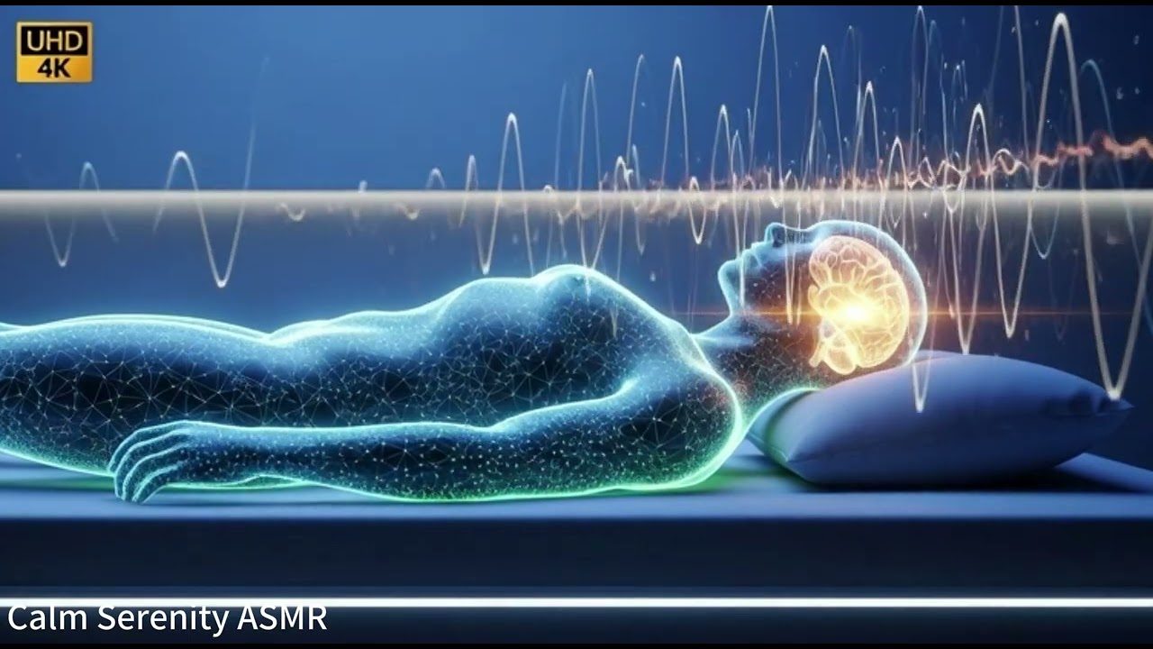 432Hz + 528Hz + 741Hz Deep Healing Sleep — Emotional Release & Cellular Renewal Calm Serenity ASMR
