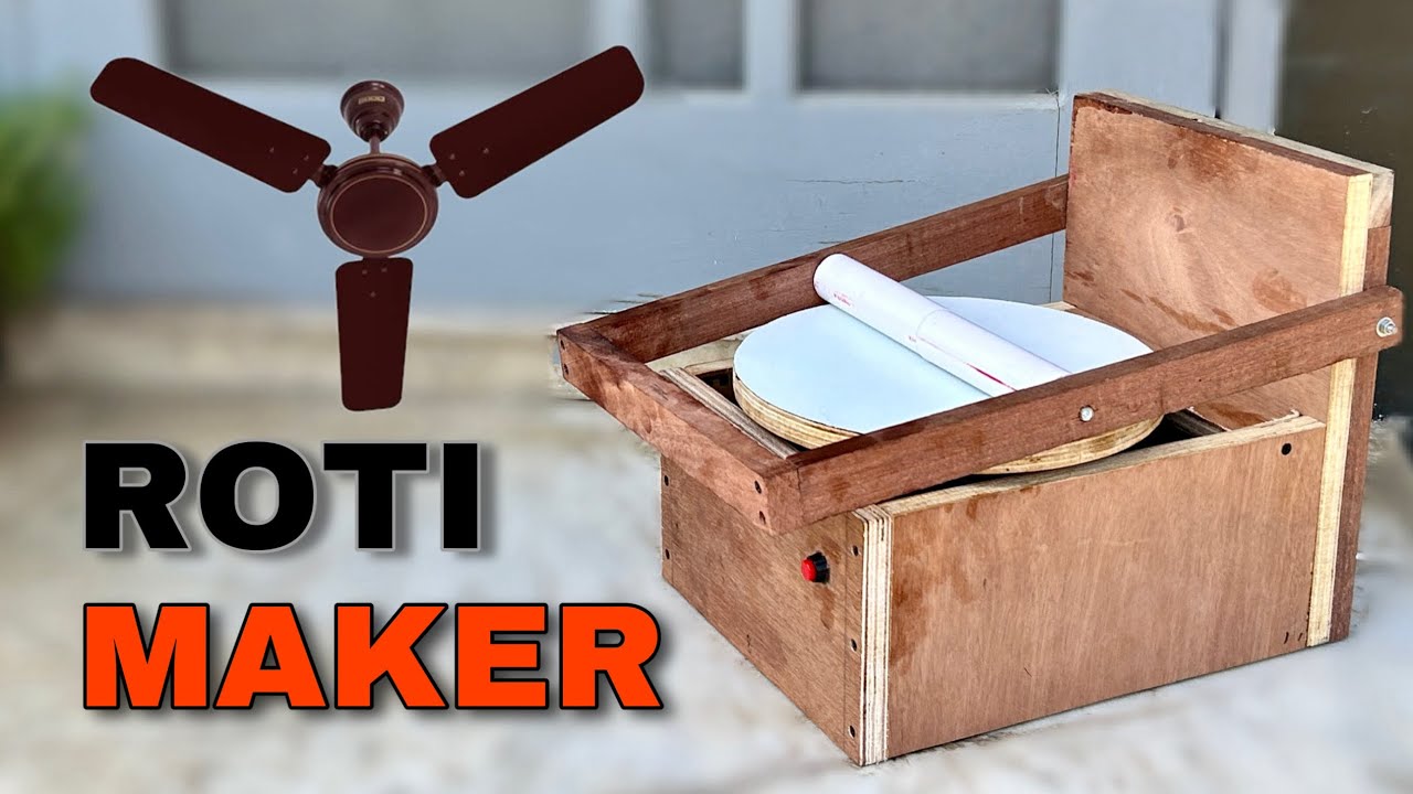 Roti Maker / Chapati & Puri Maker From Ceiling Fan #kitchen #diy