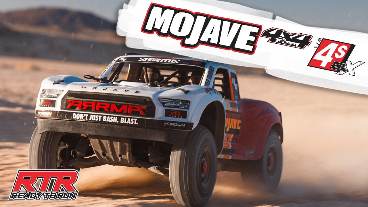 DYNAMIC. STABLE. BRUTAL. //  @ARRMARC  MOJAVE 4S BLX [ARA4404T1]