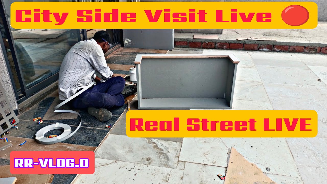 Side Visit Live | City Side Road Live Drive | Real Street View Live India 🇮🇳