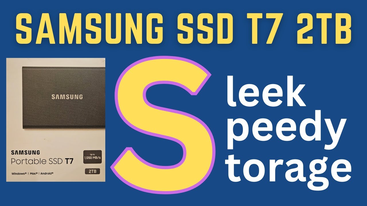 SAMSUNG SSD T7 2TB Review - Unboxing, Installation & Speed Test