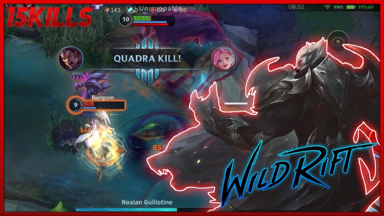 TRYING TO CARRY MY TEAM WITH DARIUS IN SEASONS 4 | 15 KILLS |WILDRIFT