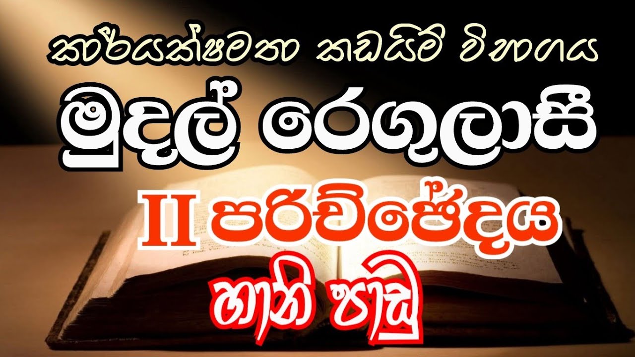 DO EB II/MSO/SLAS Exam Help - කාර්යක්ෂමතා කඩයිම් විභාගය. මුදල් රෙගුලාසී හානි පාඩු. #youtube #exam