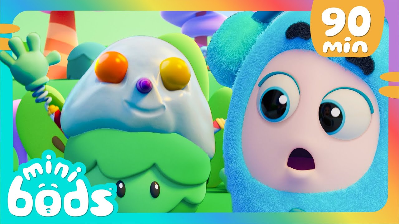 Building SnowMan ⛄ | Minibods | Mini Oddbods | Baby Oddbods | Funny Cartoons For Kids
