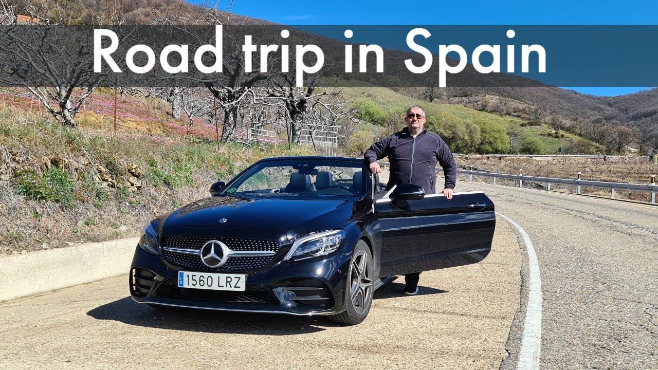 Road trip in Spain with a cabriolet