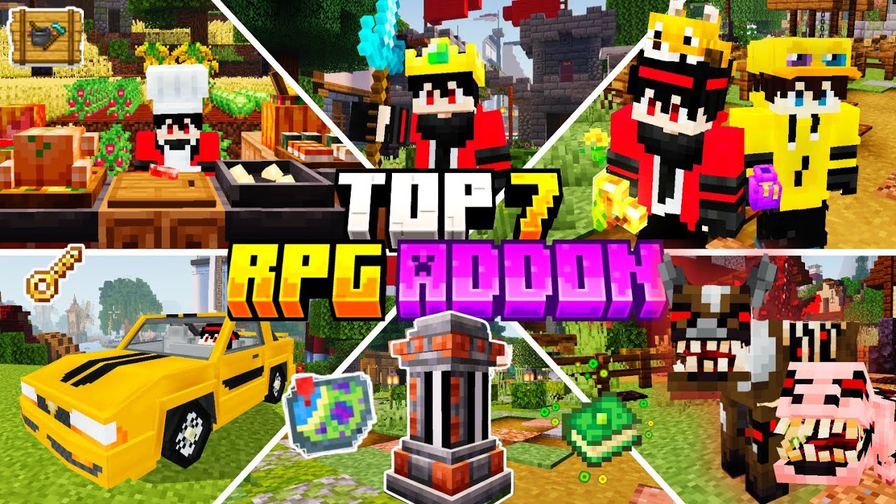 7 Addon RPG MCPE 1.21+ Terbaru  Yang Paling Terbaik