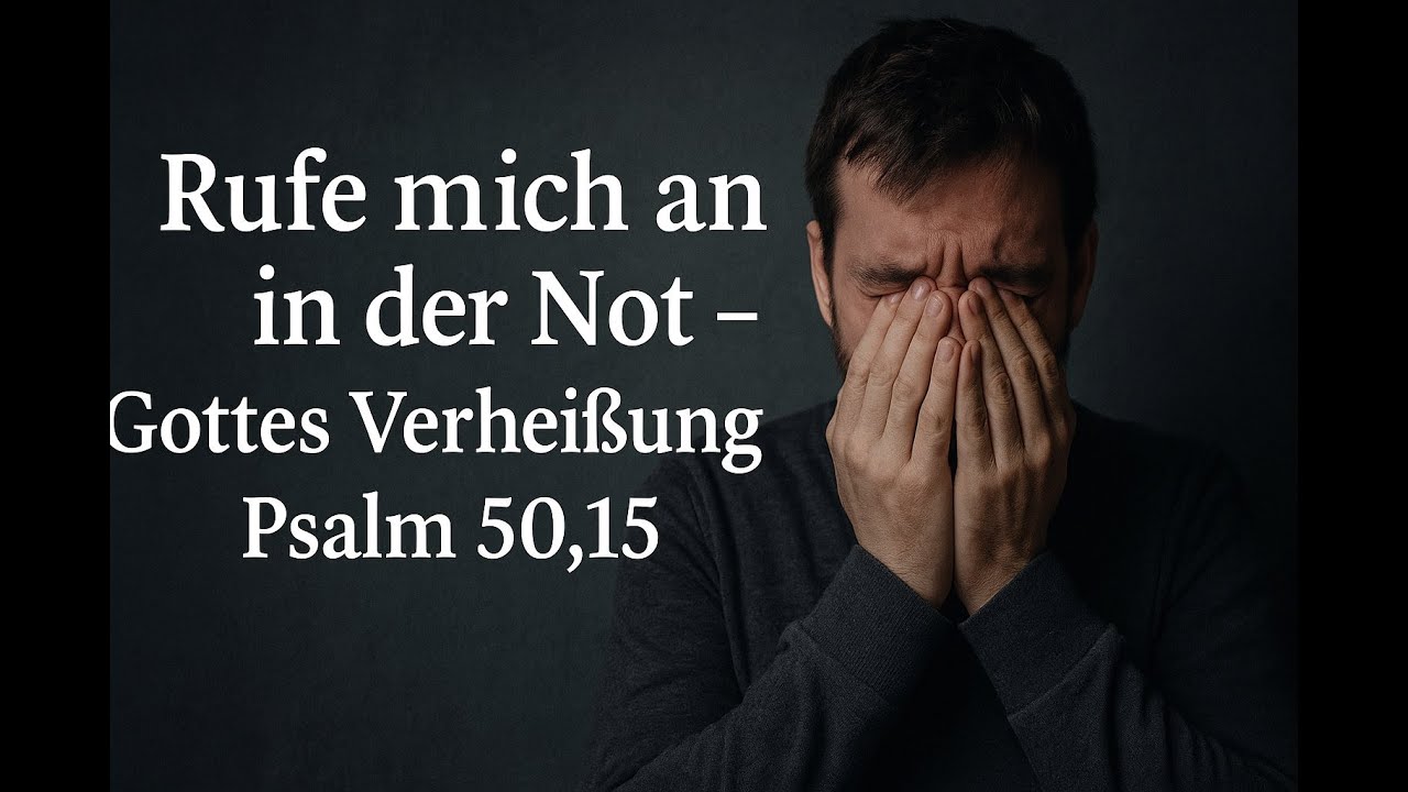 Rufe mich an in der Not &ndash; Gottes Verhei&szlig;ung in Psalm 50,15 // Andreas Teichrib