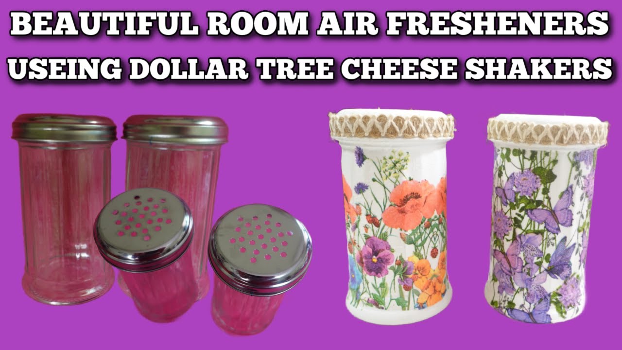 Diy Dollar Tree Cheese Shaker Air Fresheners - Make Your Home Smell Amazing!