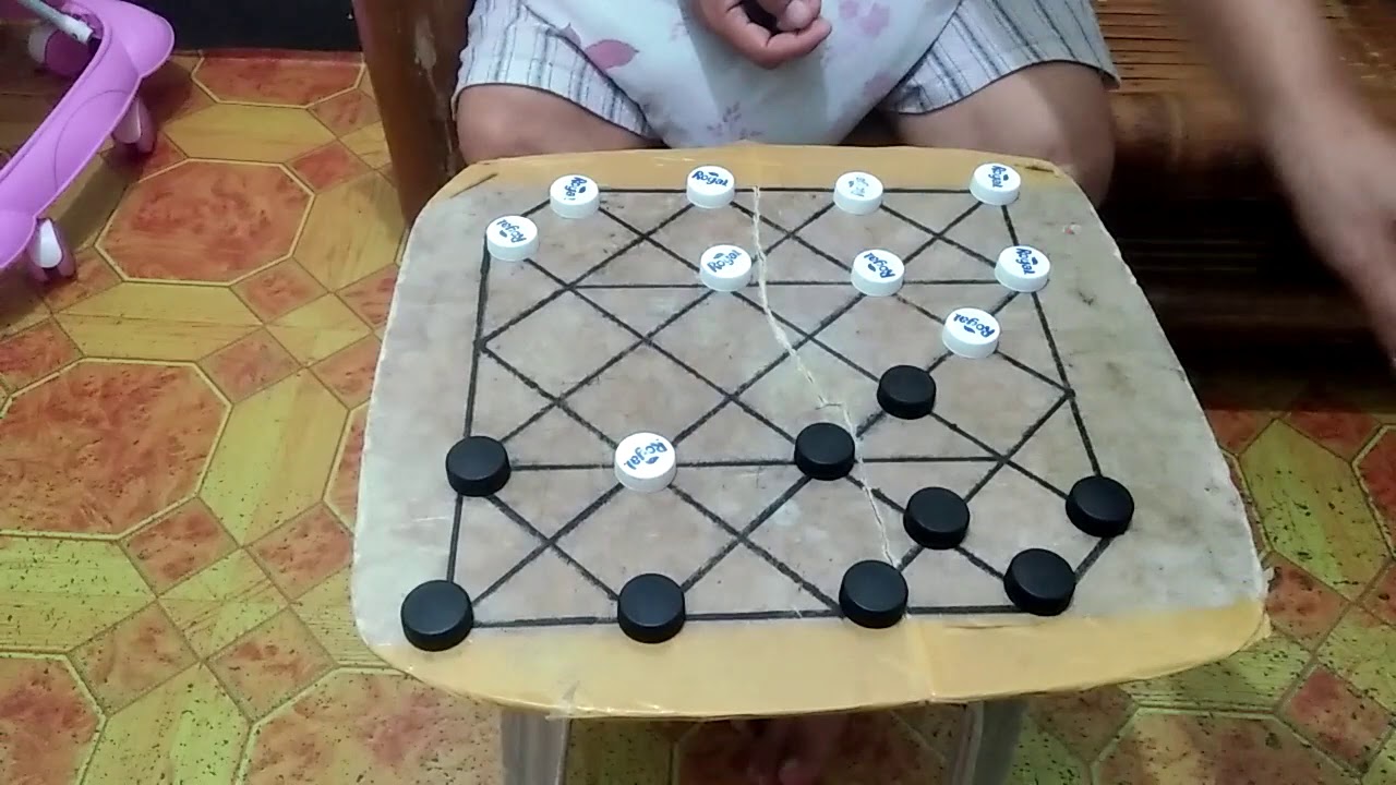 Dama game — The power move of opening 1–16 part 2