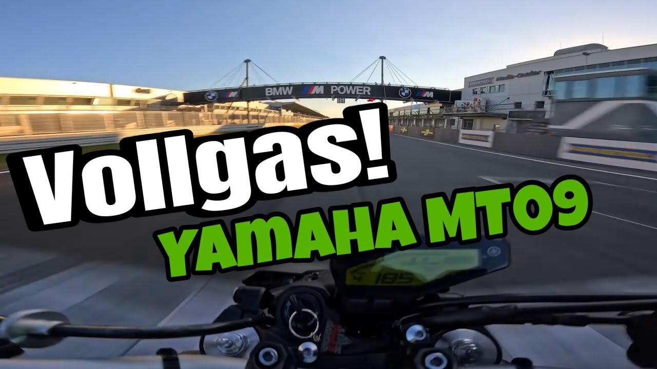 Vollgas auf der Rennstrecke - YAMAHA MT09 [4K + RAW SOUND]