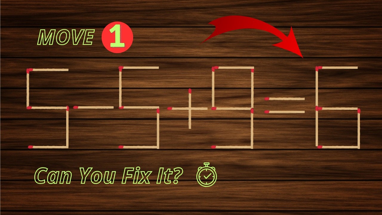 Matchstick Puzzle Challenge — Can You Solve Them All?