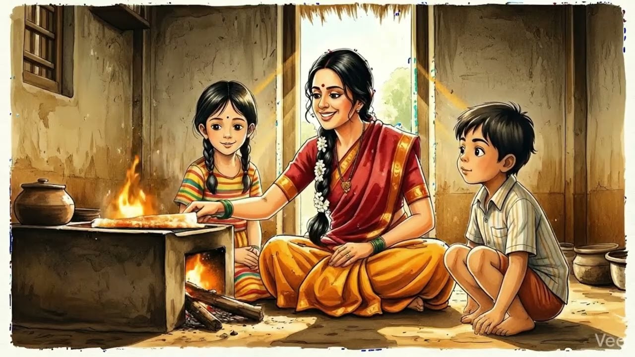 Life of a Village Mother | Traditional Indian Family Story 🌿
