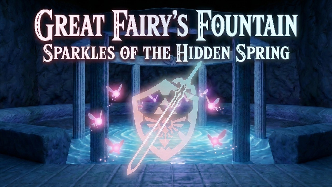Great Fairy's Fountain 🧚 Sparkles of the Hidden Spring [Zelda Ocarina of Time Lo-Fi Remix]