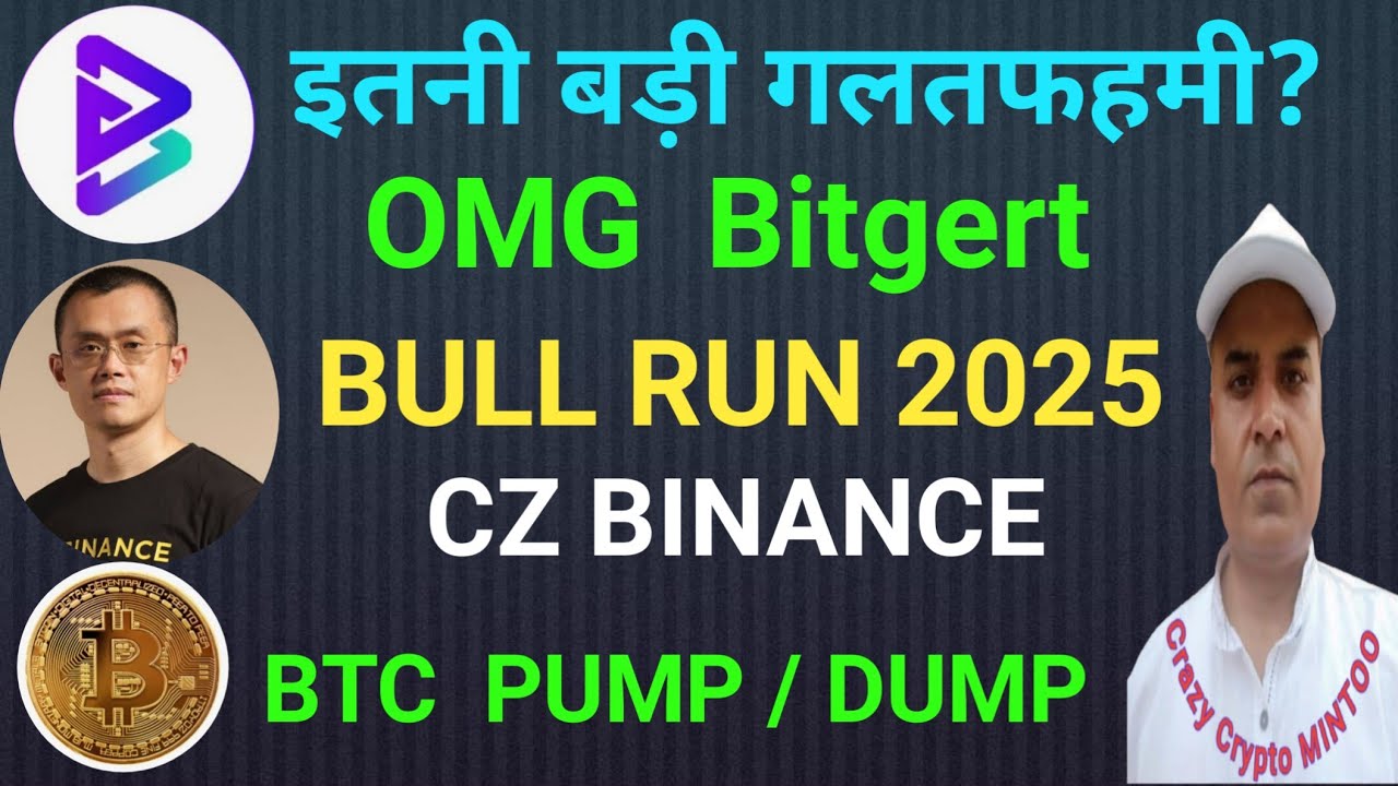 BTC PUMP / DUMP || BULL RUN 2025 || BITGERT such a Big Misunderstanding? || Crazy Crypto MINTOO