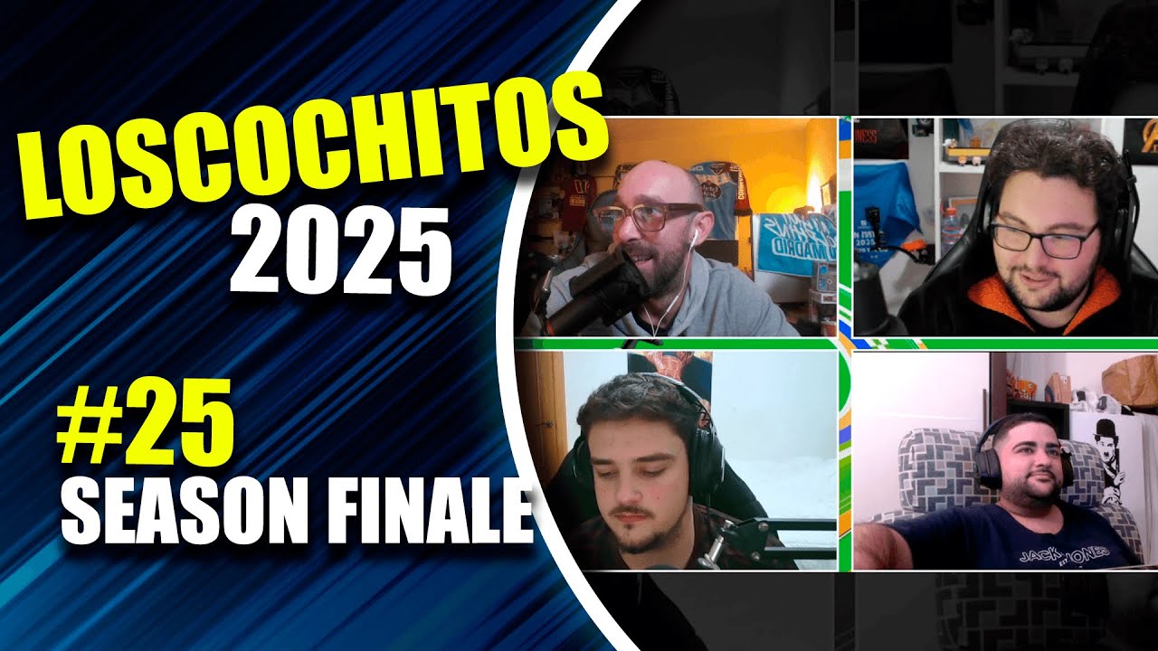#LOSCOCHITOS 25 - PROGRAMA FINAL. Balance temporada 2025 de F1 y ¿cómo son los coches 2026? + EXTRAS