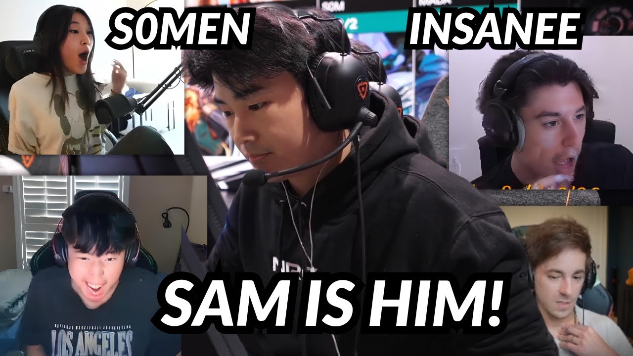 PROS/Streamers React To NRG s0m's INSANE 4k Against 100t