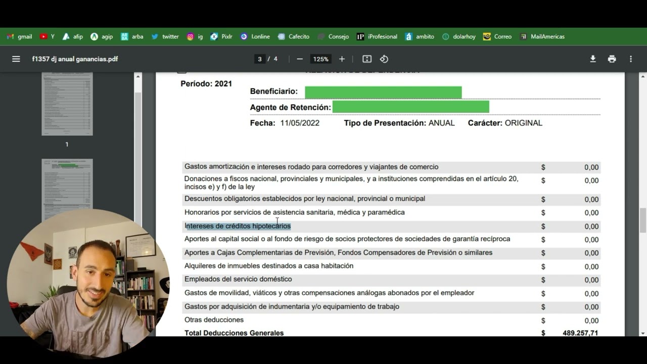 Como liquidar ganancias 4ta categoria empleados en relacion de dependencia | 2da parte | f1357 afip