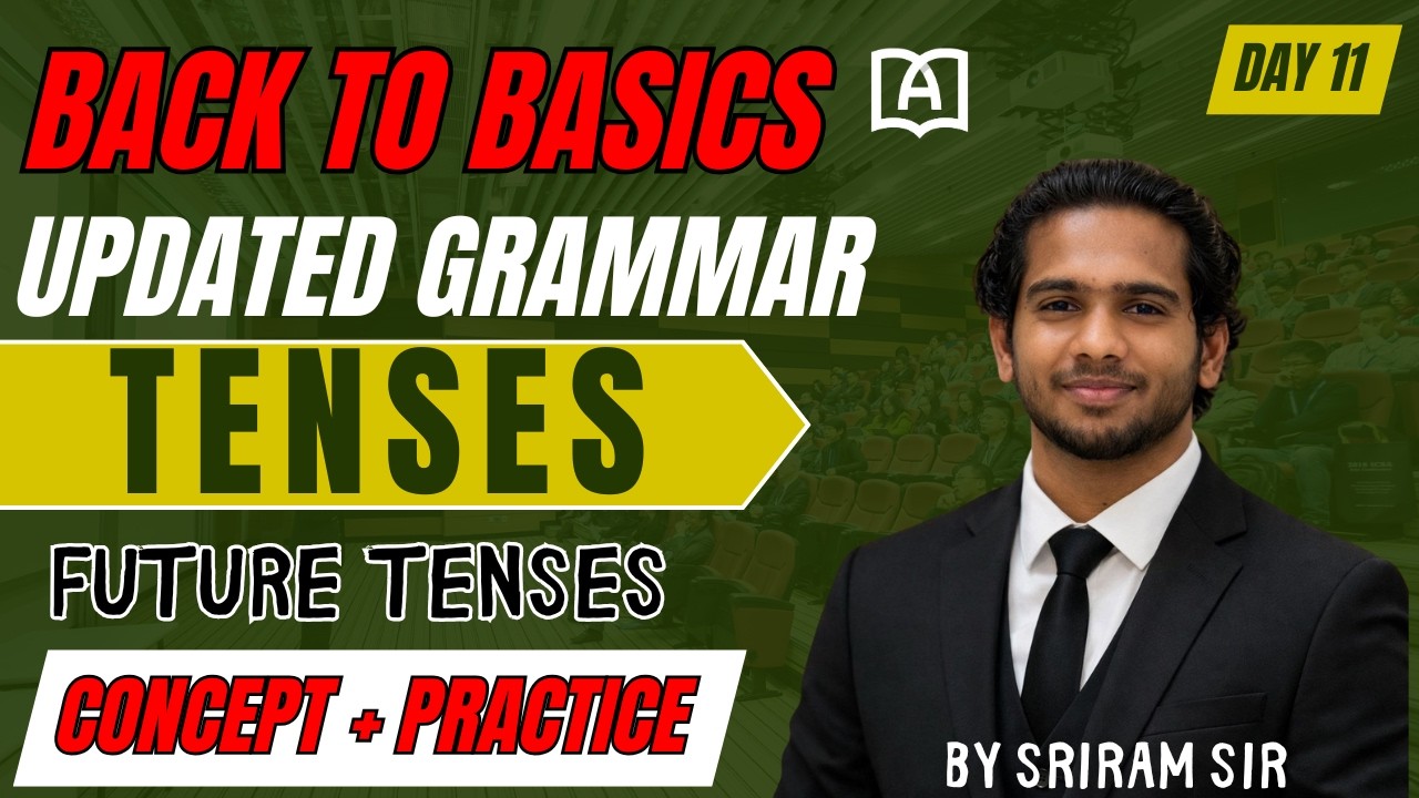 Chapter 5 - FUTURE TENSE | Concept + Practice | By Sriram Sir | For Banking,SSC,Railway,TNPSC Exams