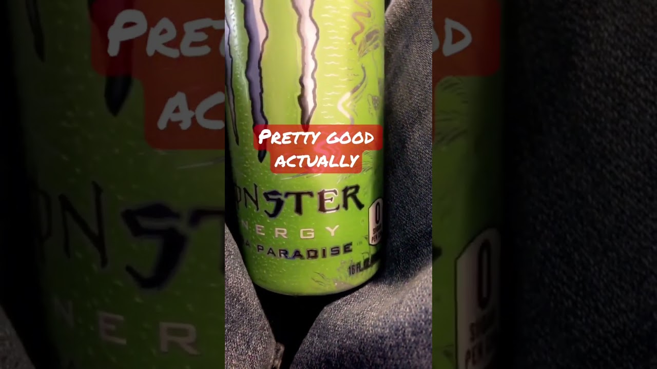 Best Flavor? Monster Ultra Paradise🔥 #shorts #monsterenergy #drinks #energydrink #review #new