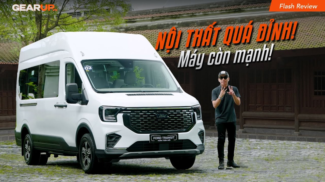 FORD TRANSIT 2024: chiếc xe thương mại có nội thất khiến nhiều xe con 'ghen tị' | GearUp