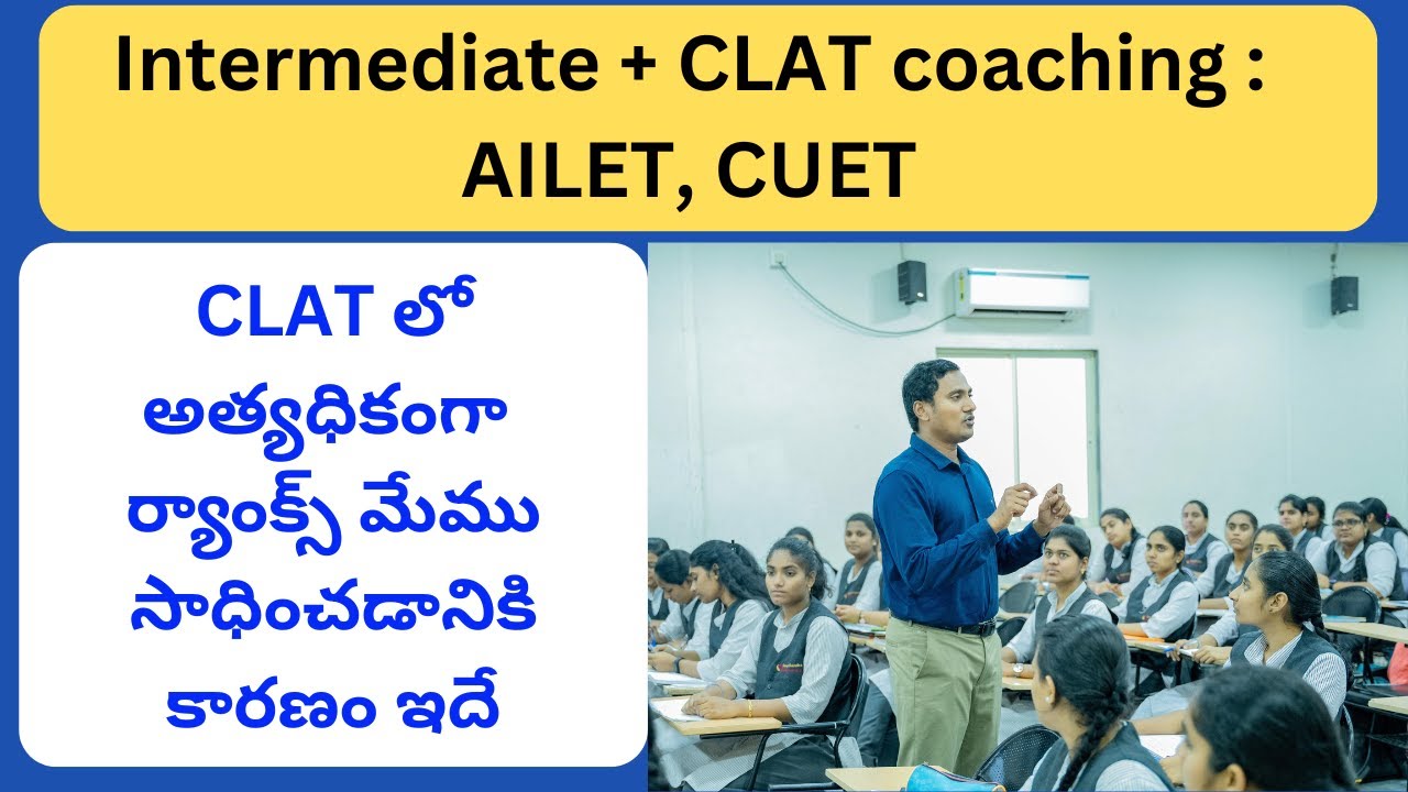 Inter + CLAT coaching in Vijayawada Sarat Chandra IAS Academy & Junior College