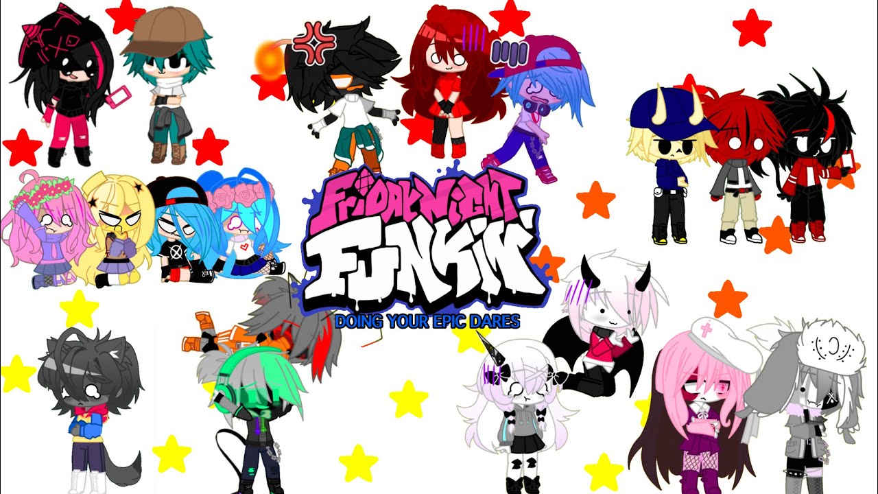 FNF|| ✨𝔻𝕠𝕚𝕟𝕘 𝕖𝕡𝕚𝕔 𝕕𝕒𝕣𝕖𝕤✨||Friday Night Funkin’|| ~by a stupid girl :3