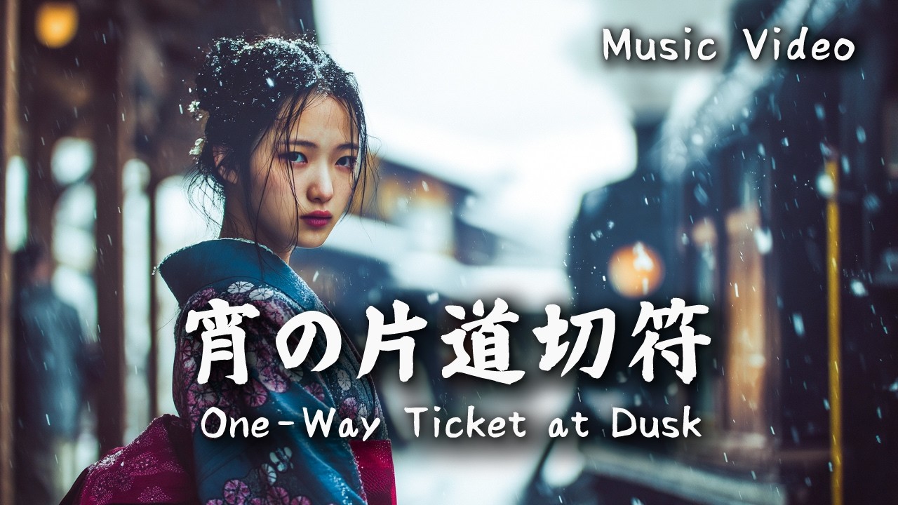 【泣ける和風バラ−ド】片道だけでいいと、強がった夜 ｜ 宵の片道切符 − One-Way Ticket at Dusk【オリジナルMV】