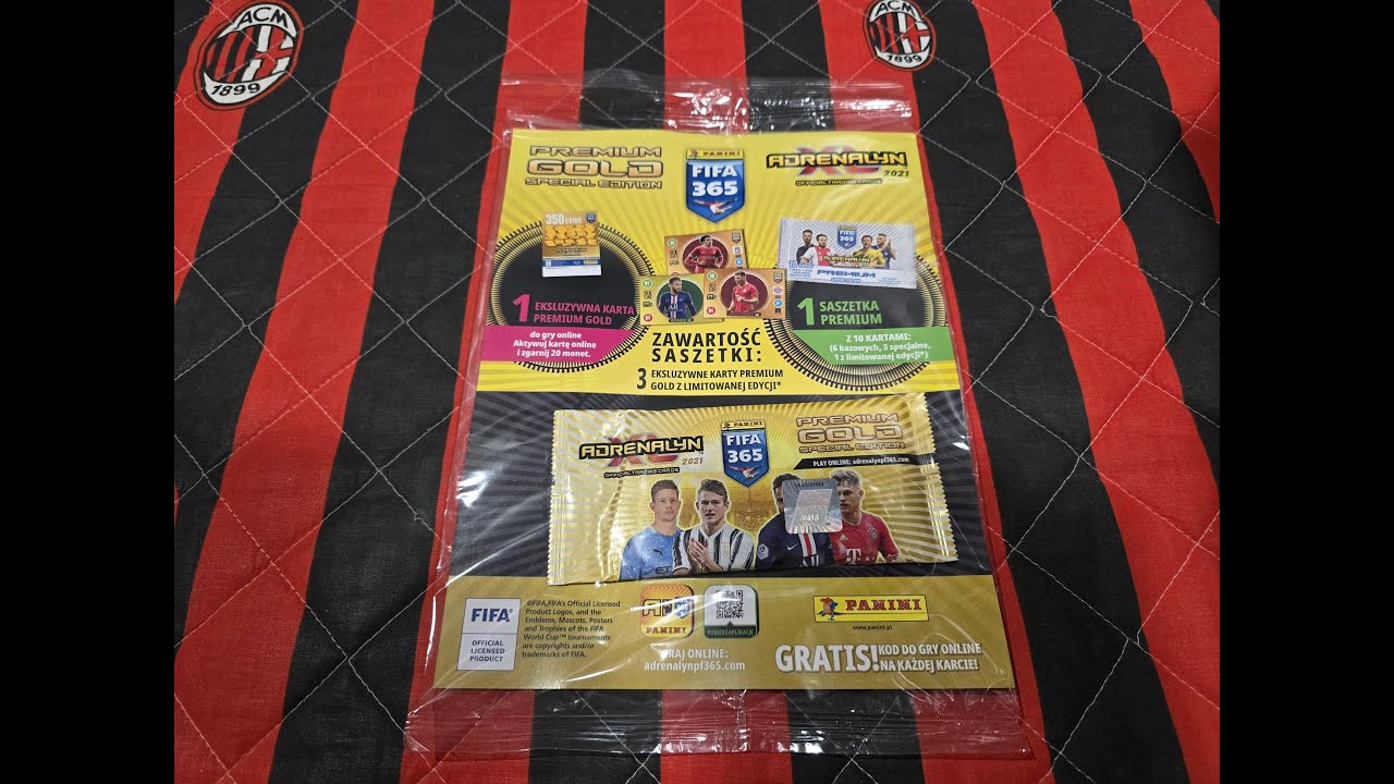 POWR&Oacute;T DO PRZESZŁOŚCI - PANINI FIFA 365 2021 - OTWIERAM SASZETKĘ PREMIUM GOLD!!!
