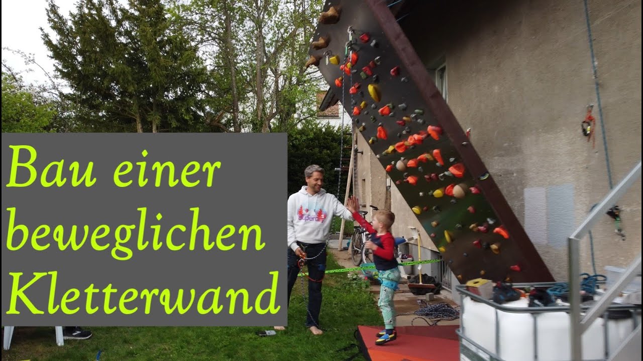 Kletterwand selber bauen - DIY Climbingwall