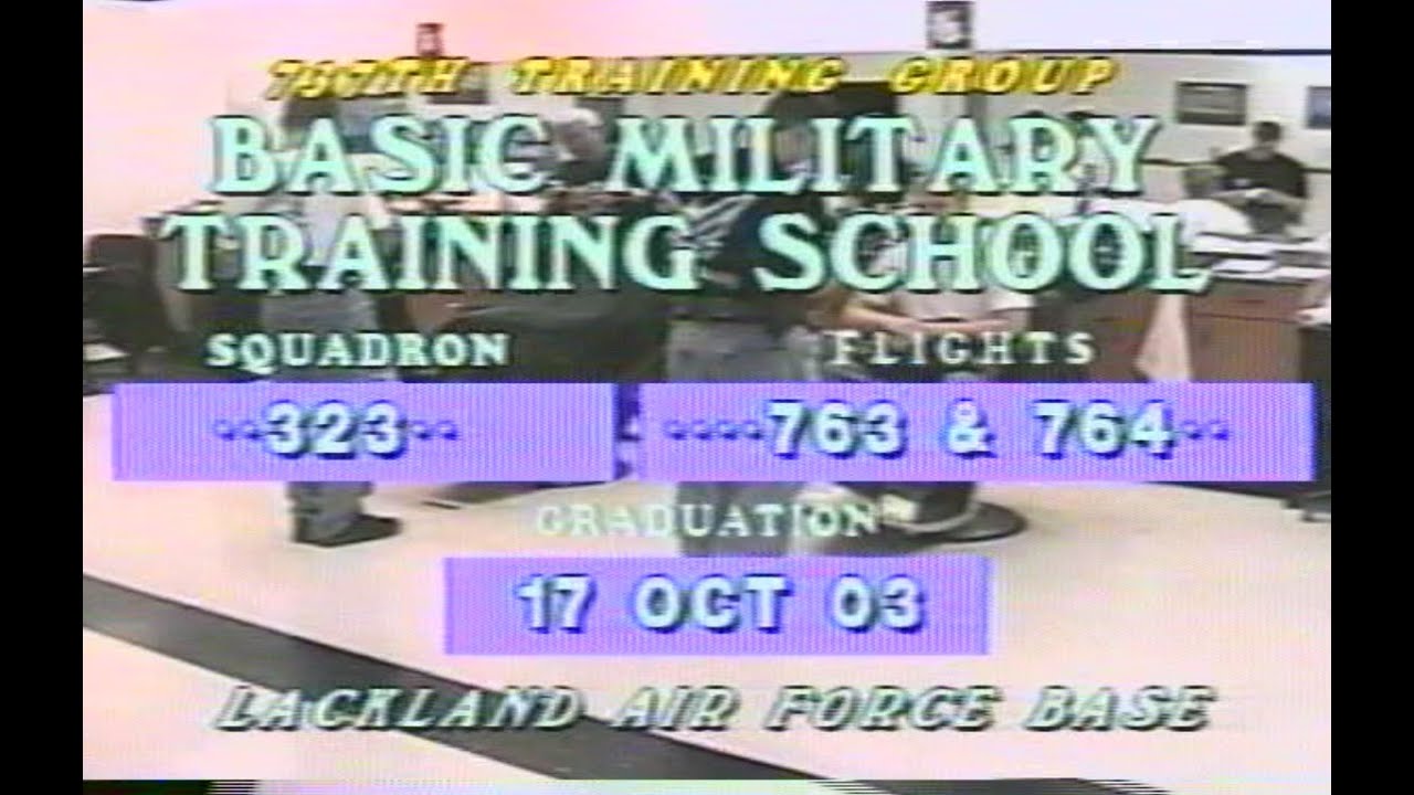 USAF BMT Squadron 323 - Sep 1, 2003 - October 17th, 2003 (Flights 763 & 764)