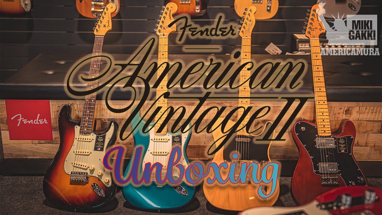 【待ちに待った新製品】Fender American Vintage II Unboxing!! 【ゆる〜く楽しく開封動画】