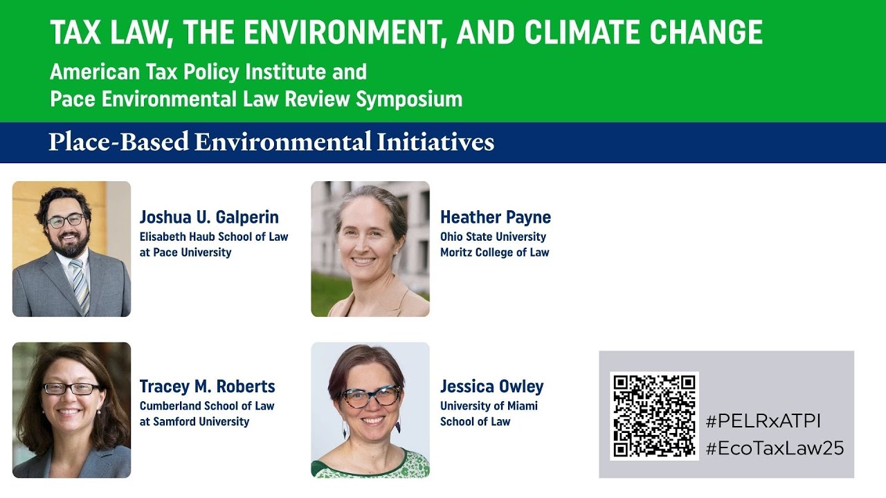 2025 ATPI/PELR Symposium: Place-Based Environmental Initiatives