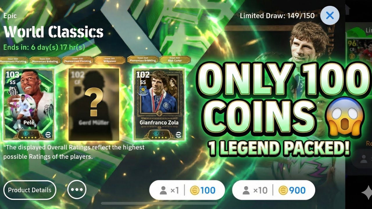 Main Account Luck Is BACK 😈 | THIS TRICK IS UNREAL 😱 | World Classics Pack Opening |eFootball Mobile