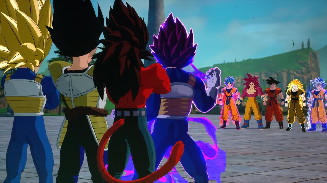 Vegeta Versions Vs Goku Versions - Dragon Ball Sparking! Zero