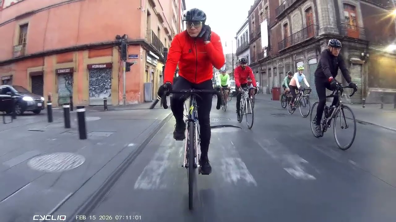 Pasada por el Zocalo de CDMX antes de continuar a Calpulalpan con CCBR