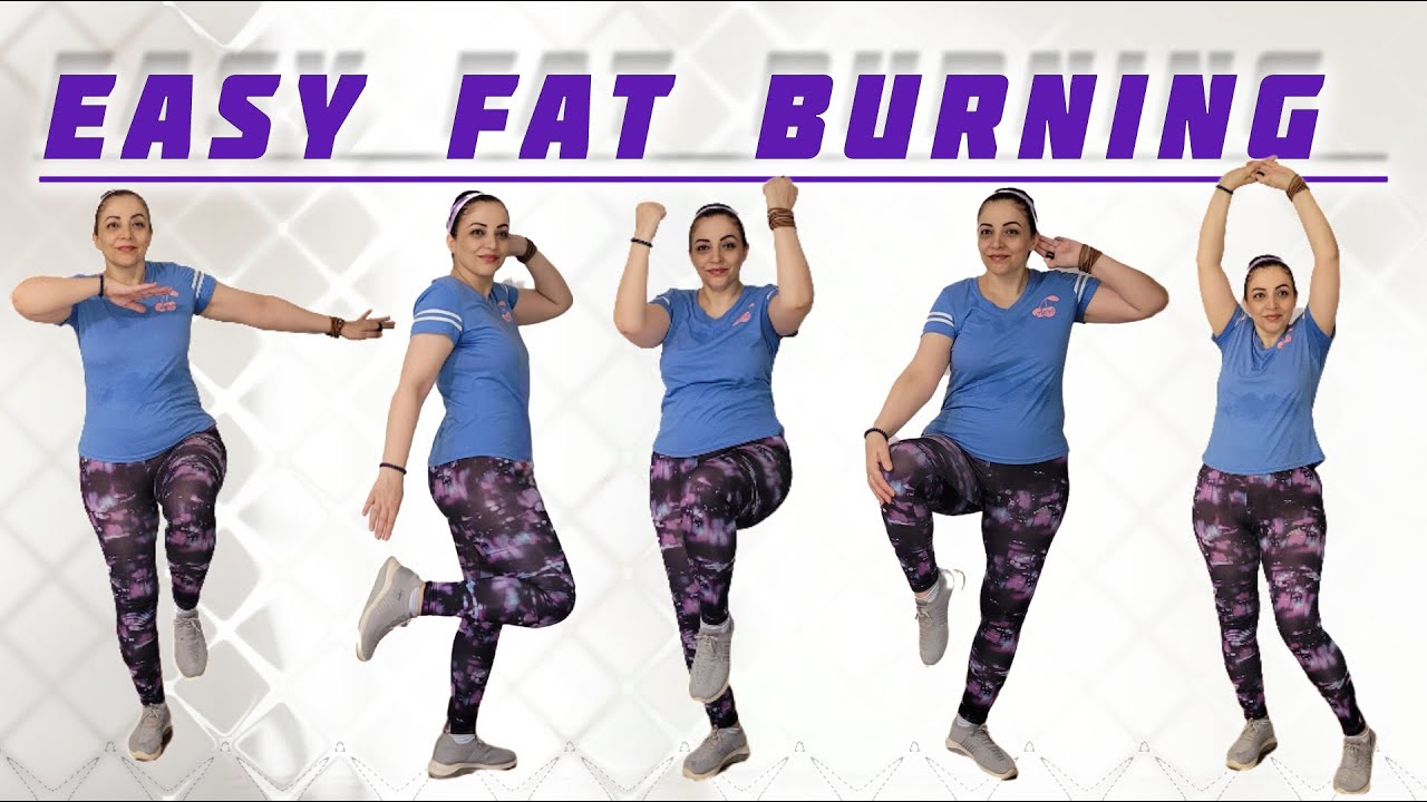 25-Min Easy Fat Burning Workout | Low Impact, Full Body, No Equipment...