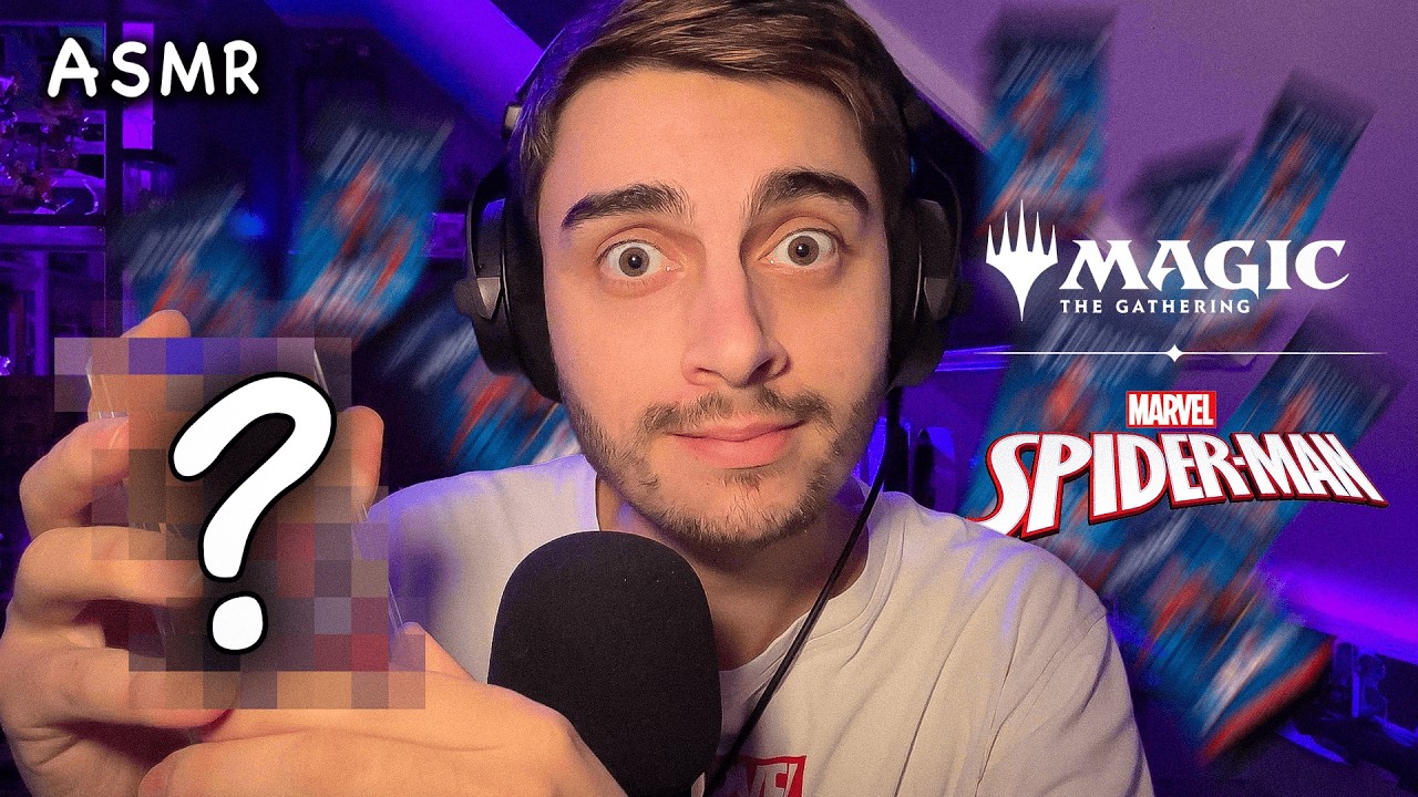 ASMR - Big Spider-Man Card Opening! 💥💤 (Magic The Gathering)