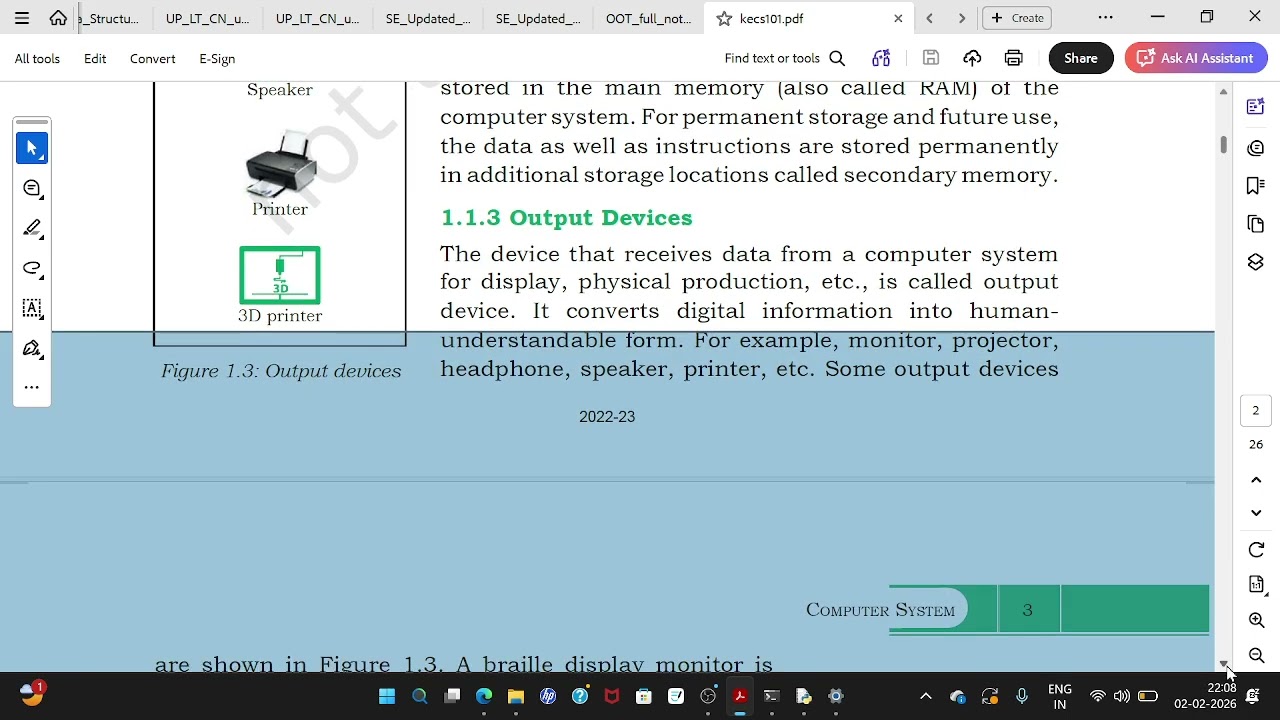 chapter-1(part-2(Emrs tier-2)input and output devices)