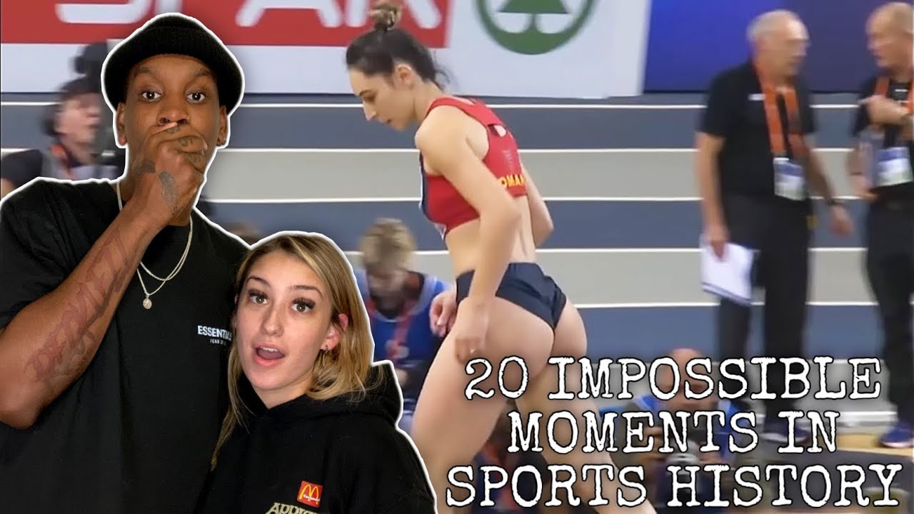 THESE ARE CRAZY! | 20 IMPOSSIBLE MOMENTS IN SPORTS HISTORY REACTION