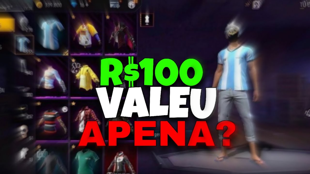PAGUEI 100 REAIS EM UMA CONTA DE FREE FIRE&hellip; VALEU A PENA? 😱