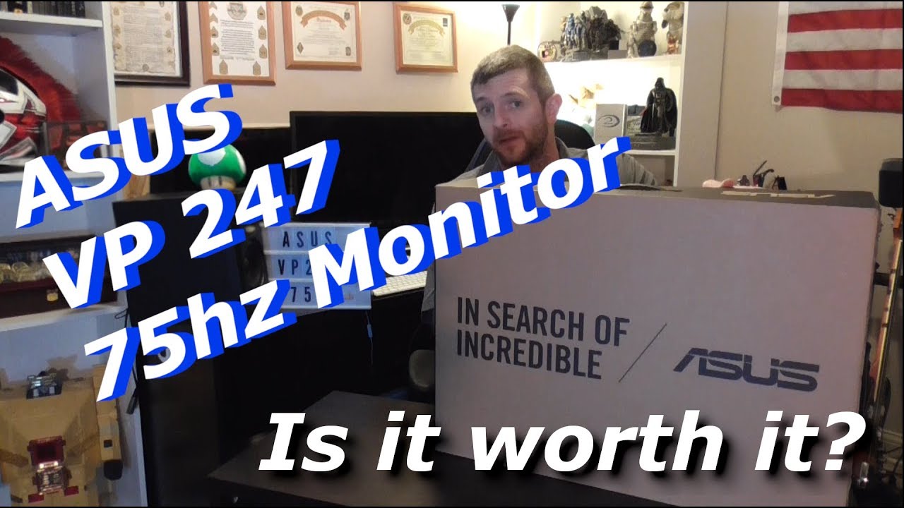 ASUS VP247 75 hz Gaming Monitor.