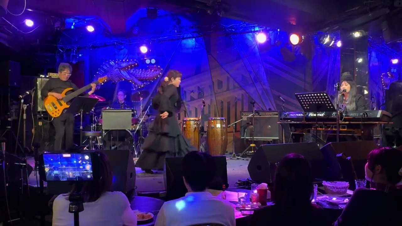 『地上の星』cover/演奏 : ランターナ＋ジンジャーエール犬飼＋マリア(創作舞踊)/Ukulele Aid & Hot Club Land3/原宿クロコダイル/2026.3.16