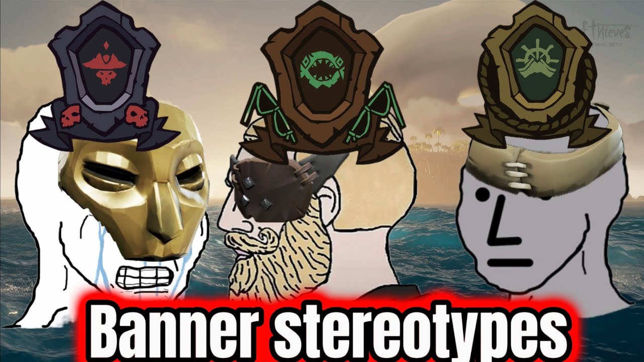 Sea of Thieves stereotypes. Ship banners | Sea of Thieves 2024 |