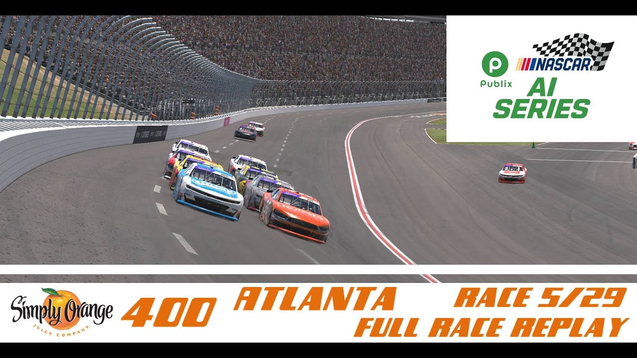 NASCAR AI Racing Publix Series: Simply Orange 400 Full Race Replay